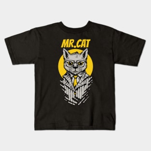 MR CAT Kids T-Shirt